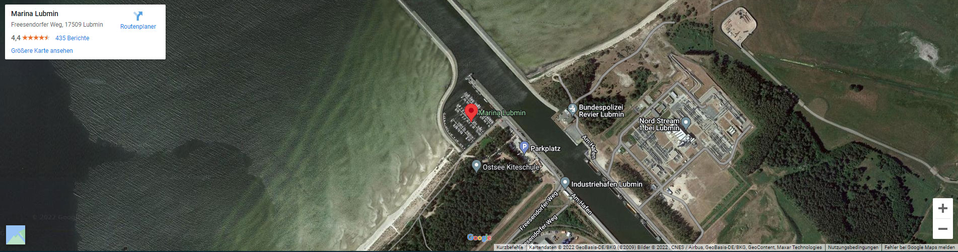 google-maps-marina-lubmin-an-der-schönen-boddenkueste